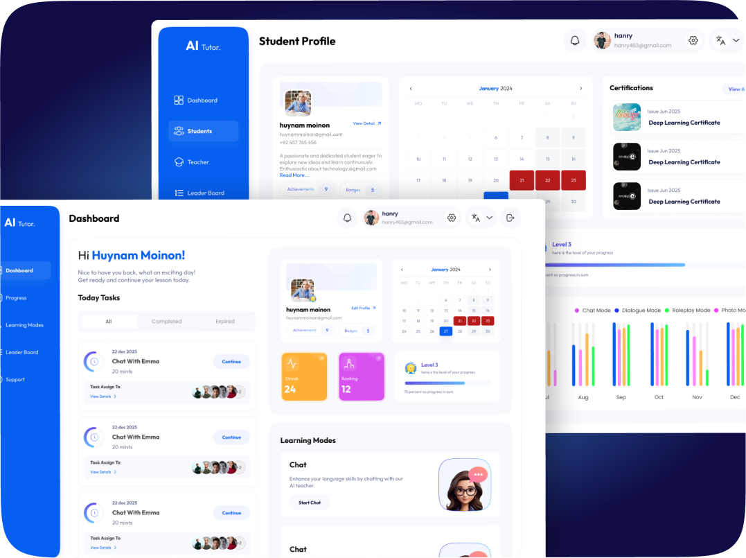 AI TUTOR - Education Learning Management System